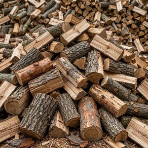 Ahorn Esche Brennholz vorgetrocknet